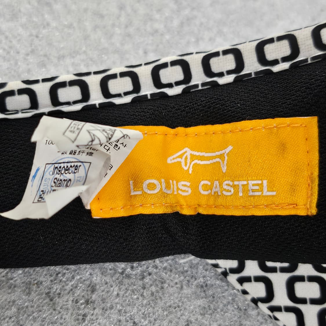 루이까또즈 닥스하운드 패턴 리본 썬바이저  상품이미지8