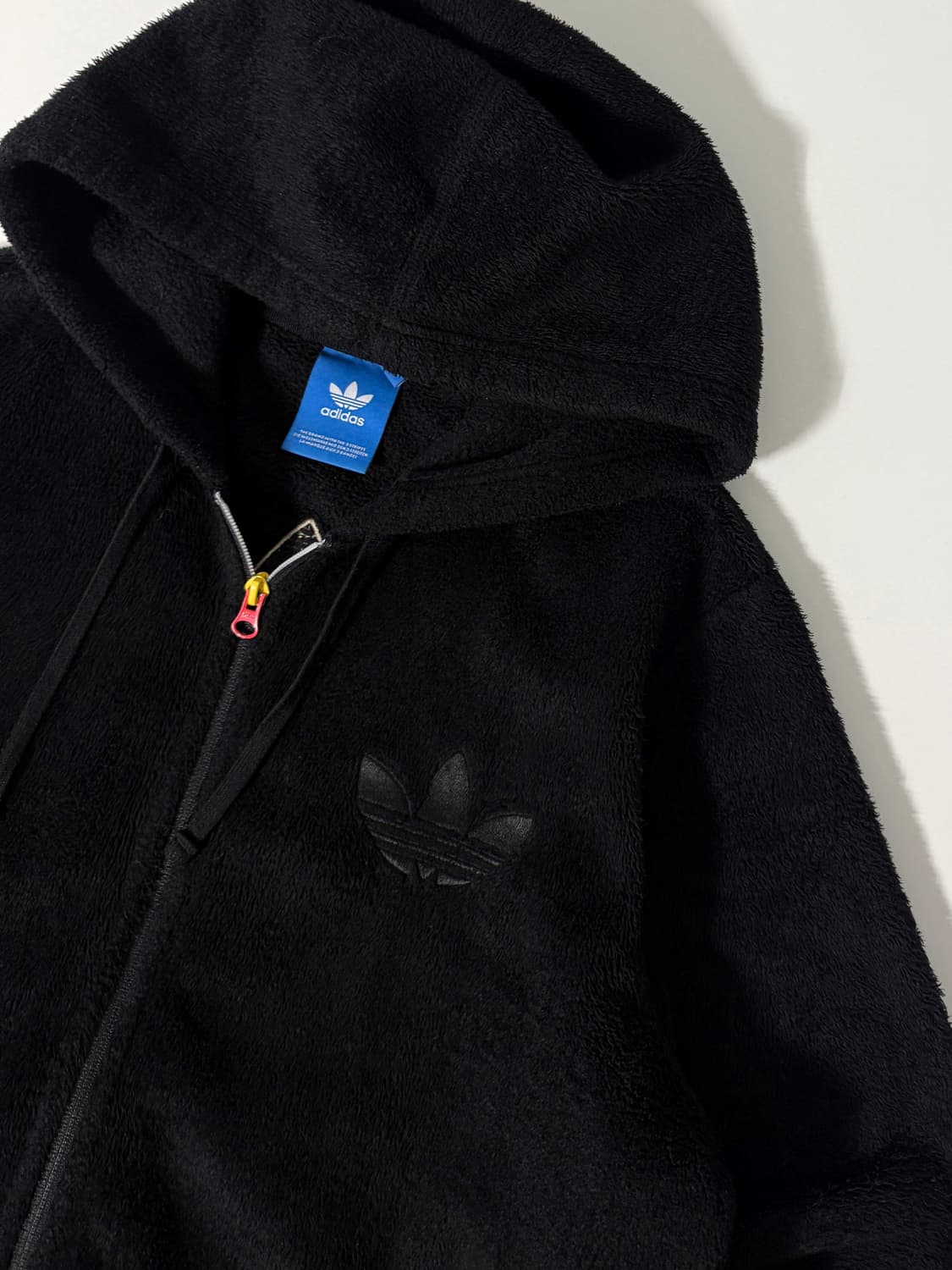 아디다스 루즈핏 카모 빅로고 파이어버드 플리스 후드집업 상품이미지4