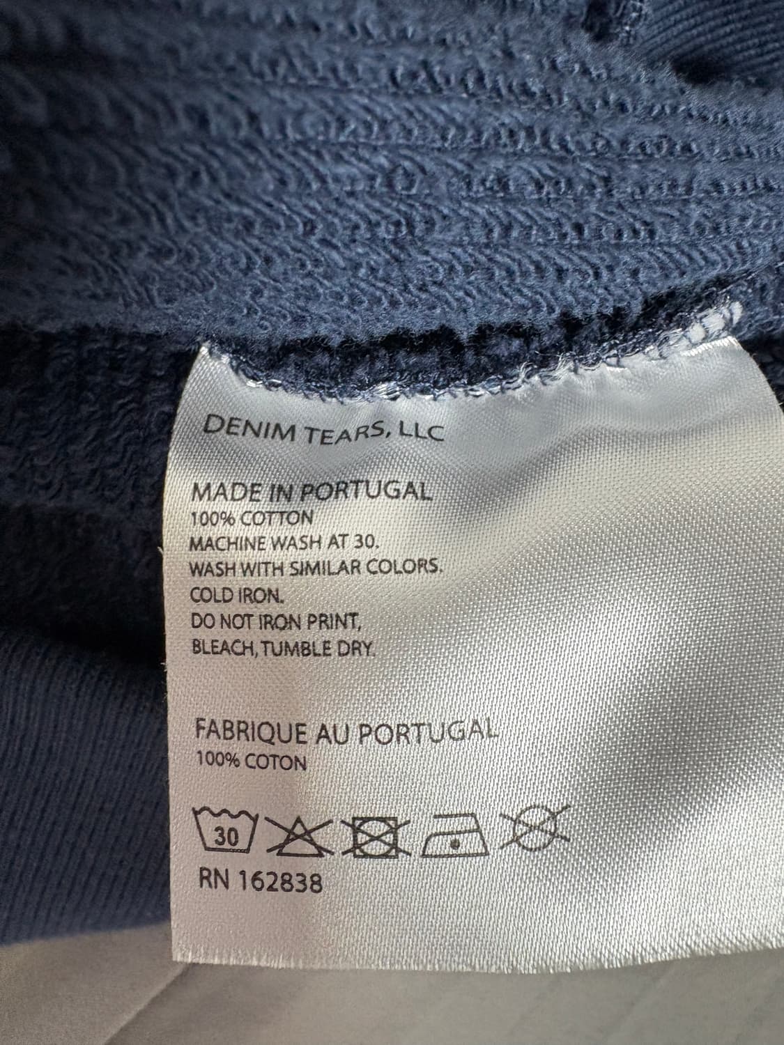 데님티어스 후드티 네이비 상품이미지3