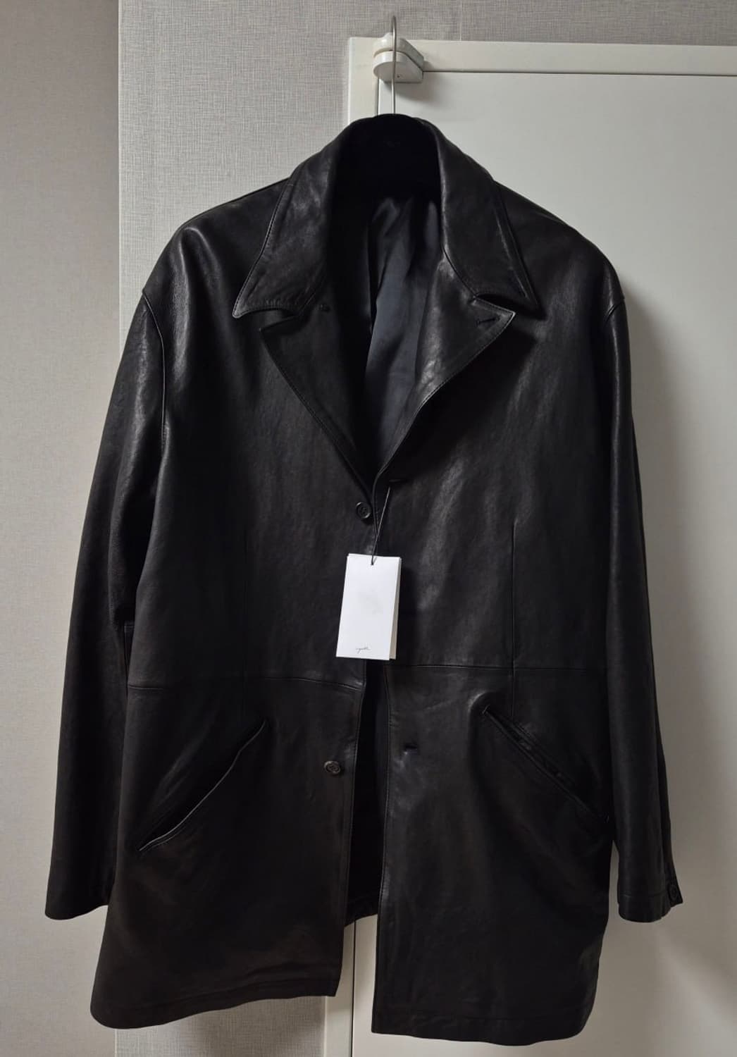 유스 / 26SS 워시드 레더 자켓 / M 상품이미지4