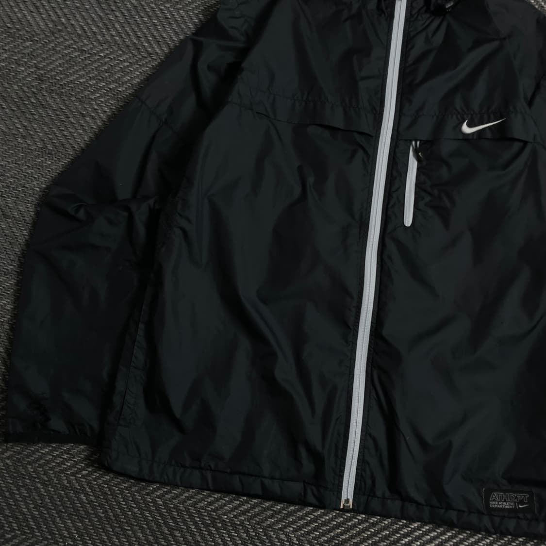00s 나이키 올드스쿨 스우시 블랙 바람막이y 4483 상품이미지4