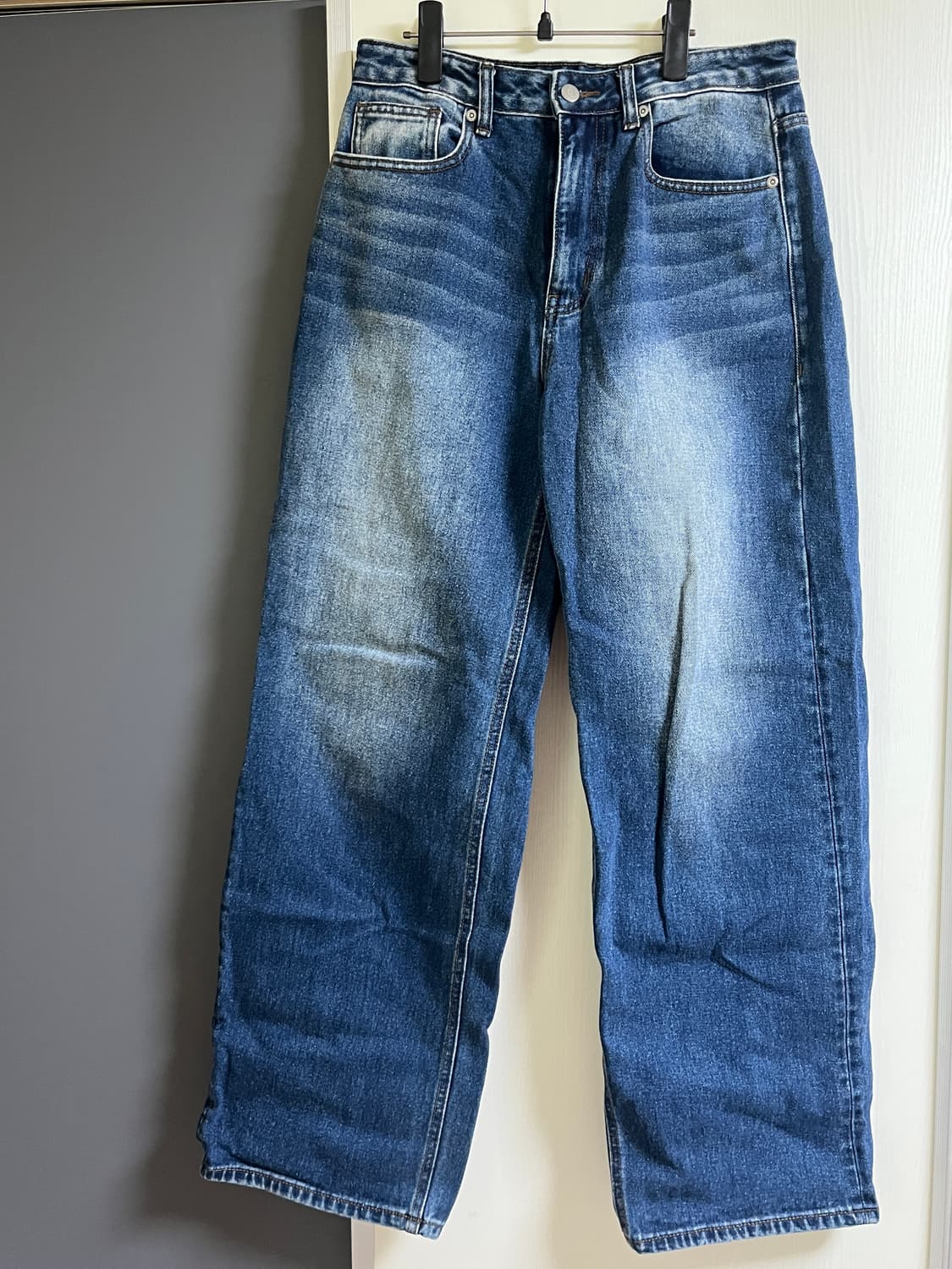 무신사 스탠다드 와이드팬츠 러스티블루 29 상품이미지1