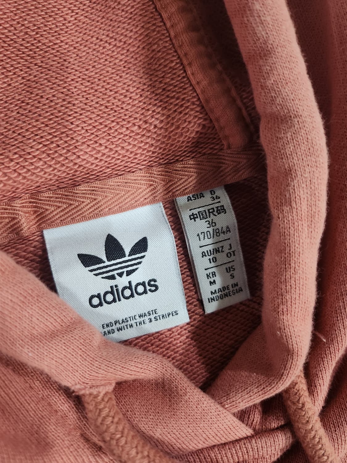 Adidas 오리지널 라인의 크롭 후드티  상품이미지7