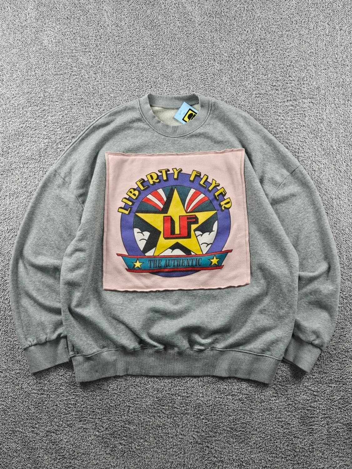 빈티지 프론트 패치 맨투맨 스웻셔츠 ( 2XL 추정 ) / 11406 상품이미지1