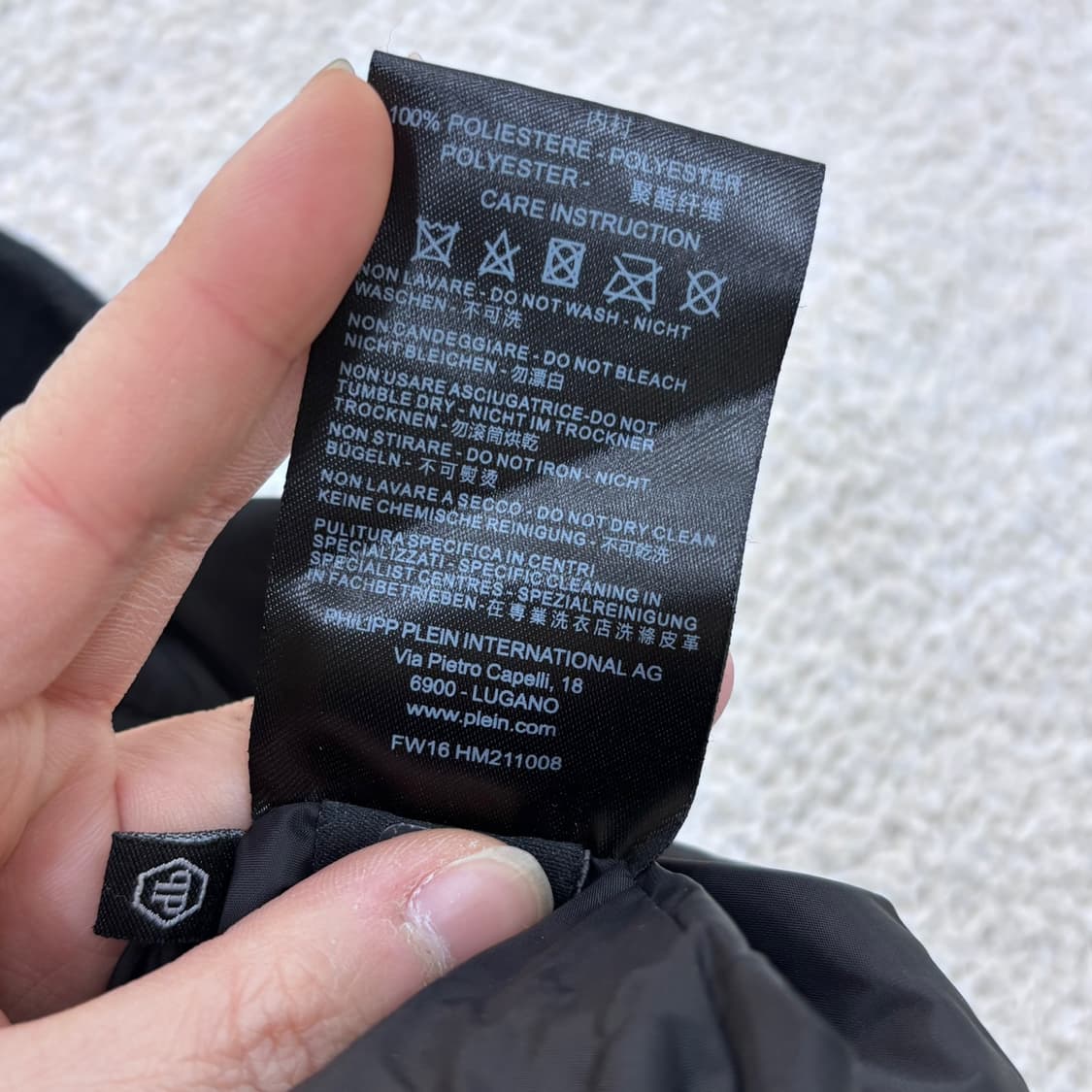 XL 필립플레인 남성 가죽 봄버 재킷 0319E 상품이미지6