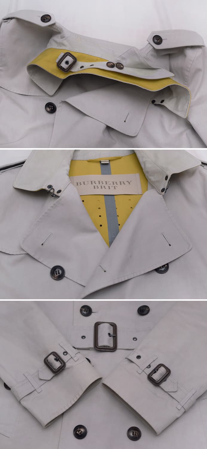 버버리 뉴 켄징턴 숏 트렌치코트 레인자켓 (M / 100+) 상품이미지9