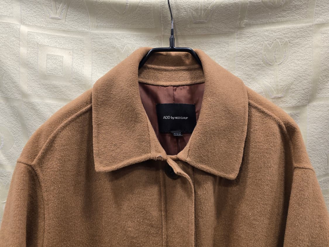 나이스클랍 모 캐시미어 혼방 핸드메이드 롱 코트 66~77 상품이미지2