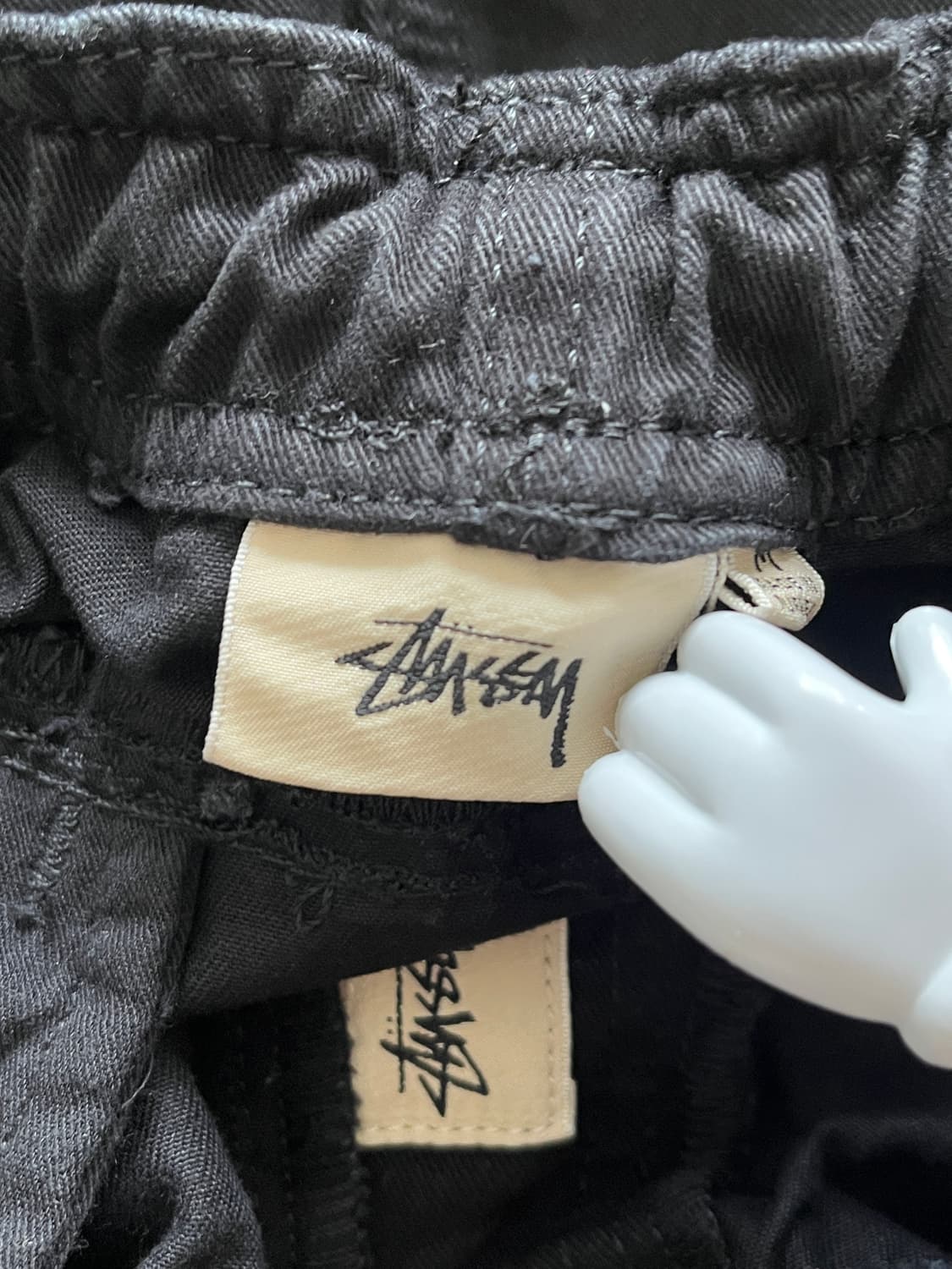 stussy 스투시 브러쉬드 비치 팬츠 블랙 M (30-32) 상품이미지5