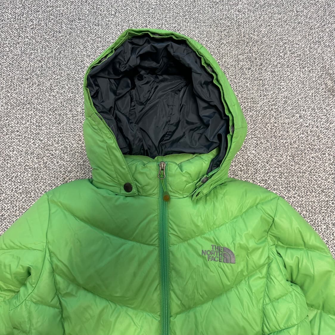 노스페이스 그린 패딩 상품이미지2