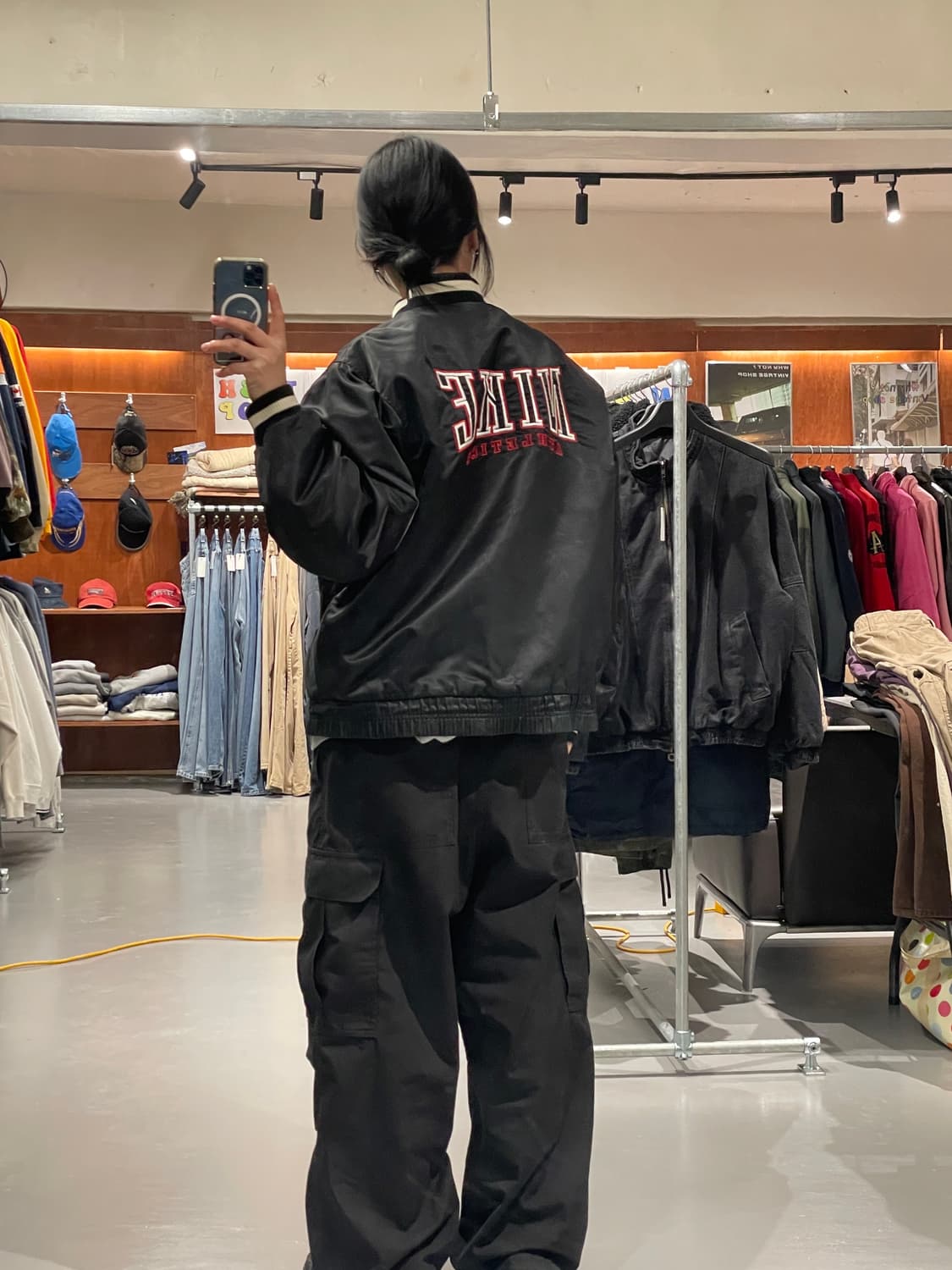 90s 나이키 스포츠 베이스볼 자켓 상품이미지2