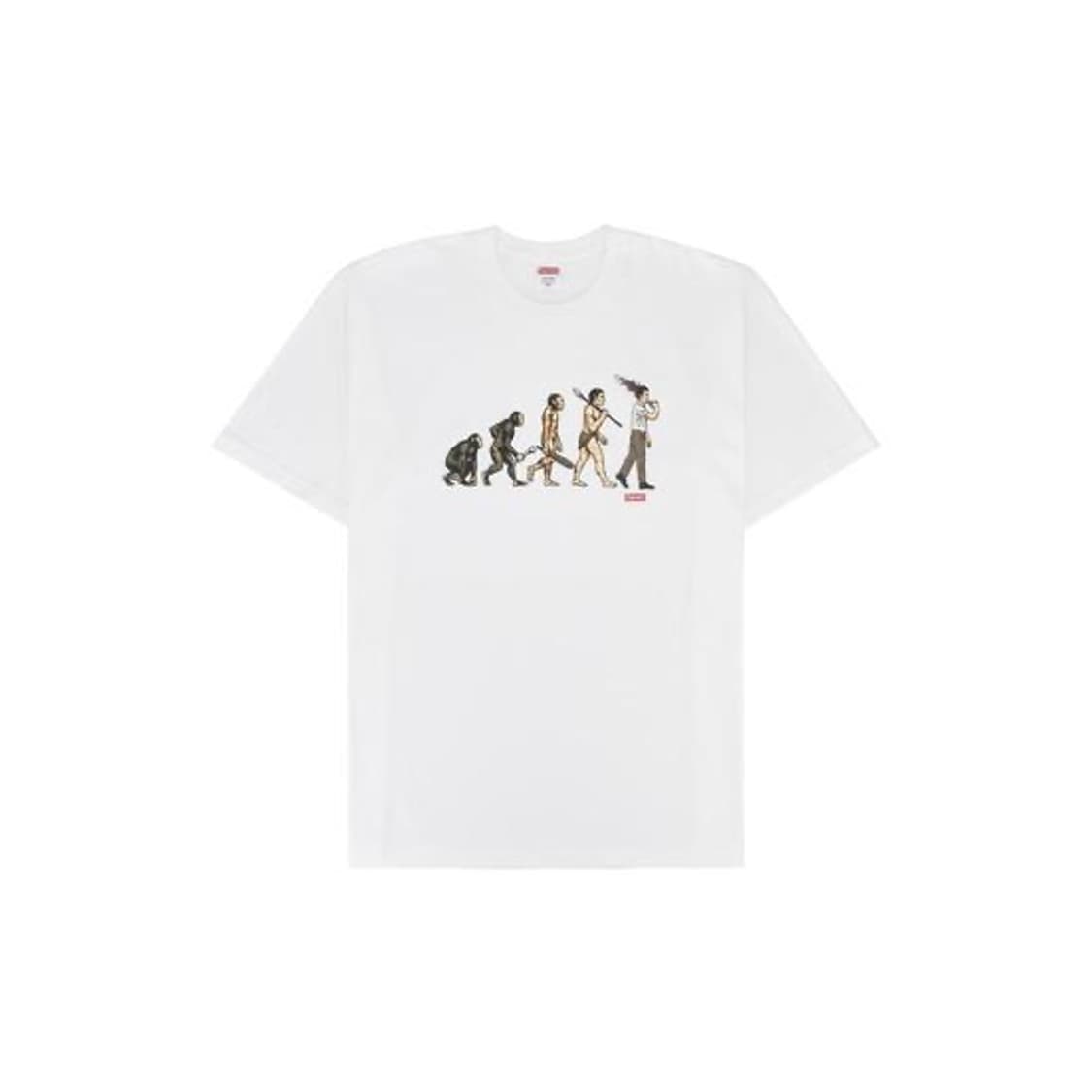 슈프림 에볼루션 티셔츠 화이트 (M) 상품이미지1