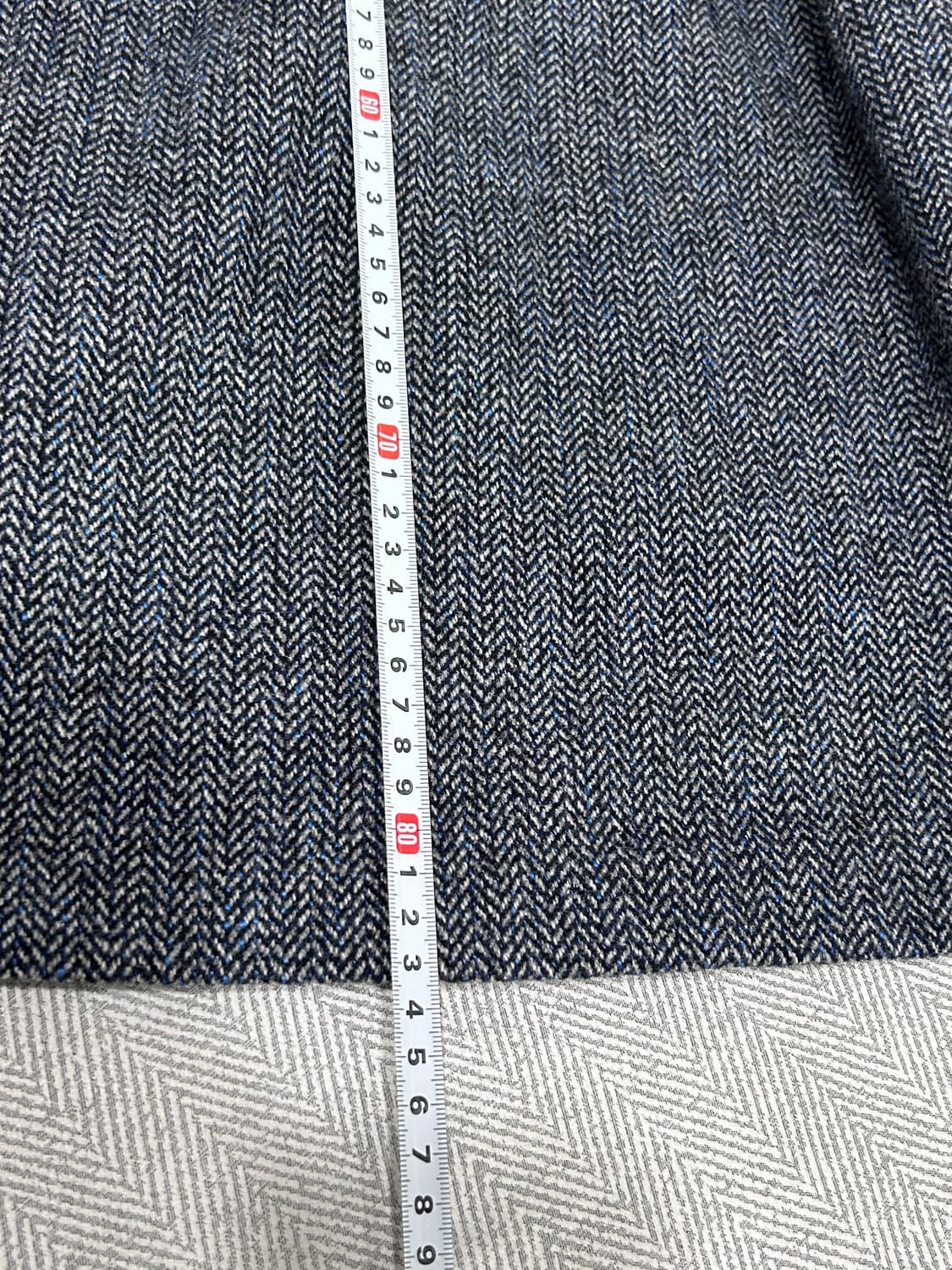 프로스트제이 헤링본 롱 플리츠 스커트 M 상품이미지10