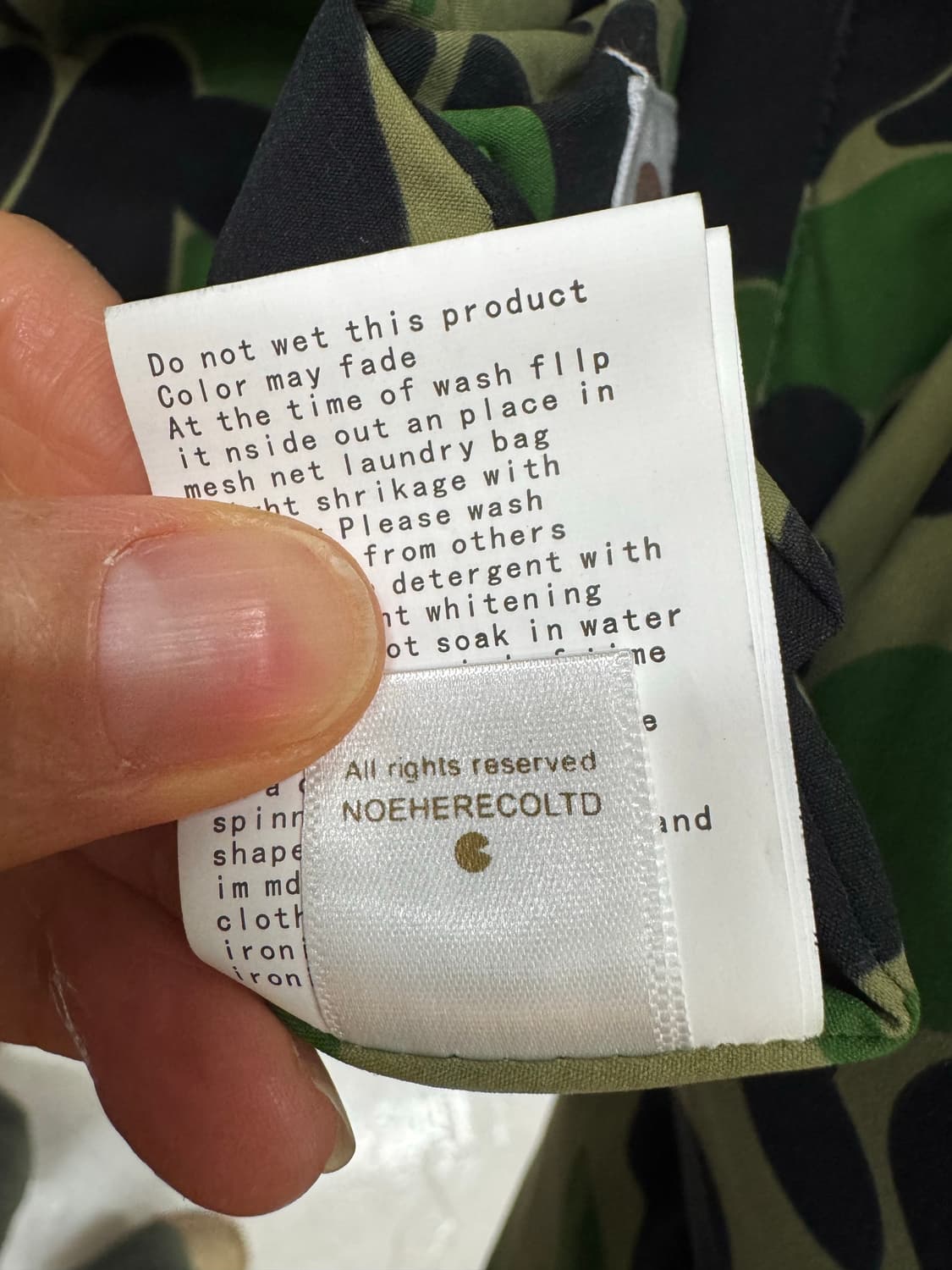 BAPE 베이프 1ST CAMO 리버서블 다운 패딩 자켓 상품이미지7