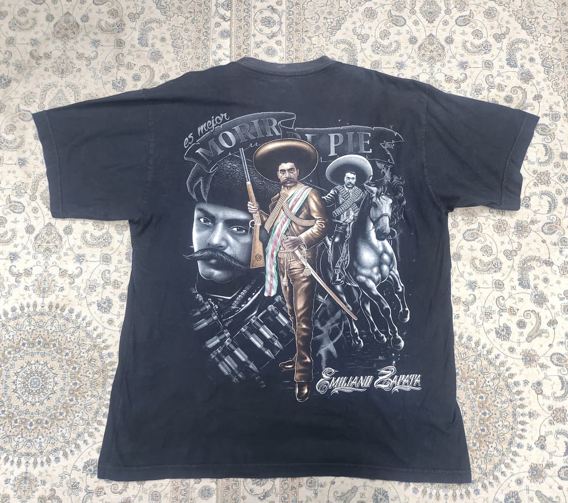 C&H 에밀리아노 자파타 프린팅 반팔티 XL 상품이미지2