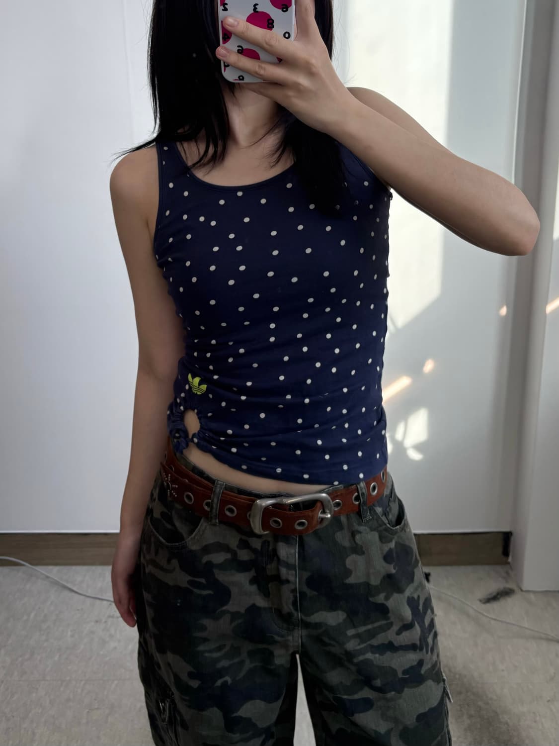 아디다스 도트 슬리브리스 나시 상품이미지2