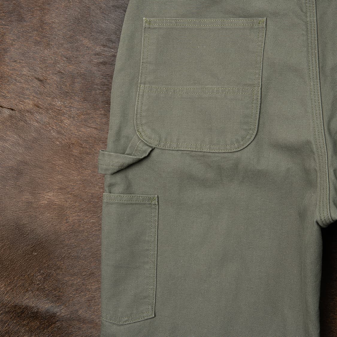 [36] 칼하트 B111 MOS 플란넬 라이닝 싱글니 카펜터 팬츠  상품이미지5