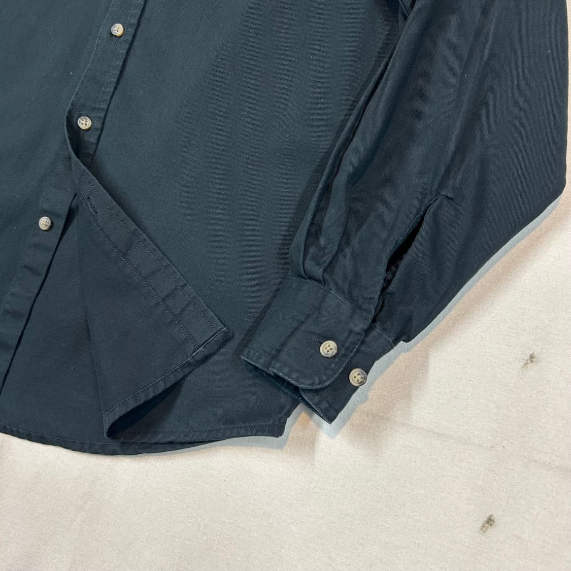 S) Wrangler 랭글러 투포켓 워크웨어 코튼 셔츠 블랙 W30 상품이미지4