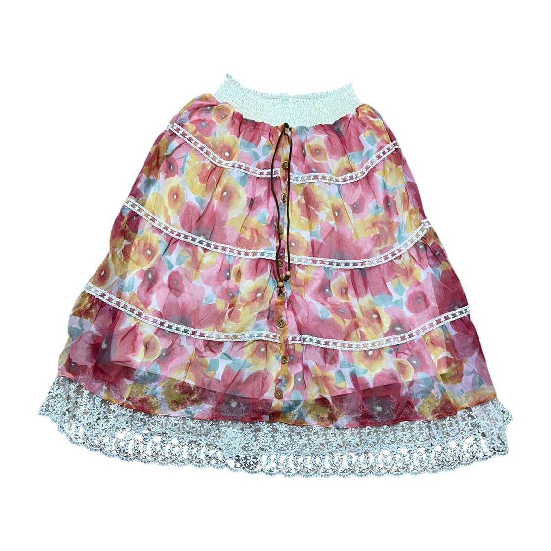 LoDisPoTTO 빈티지 플라워패턴 스커트 상품이미지1