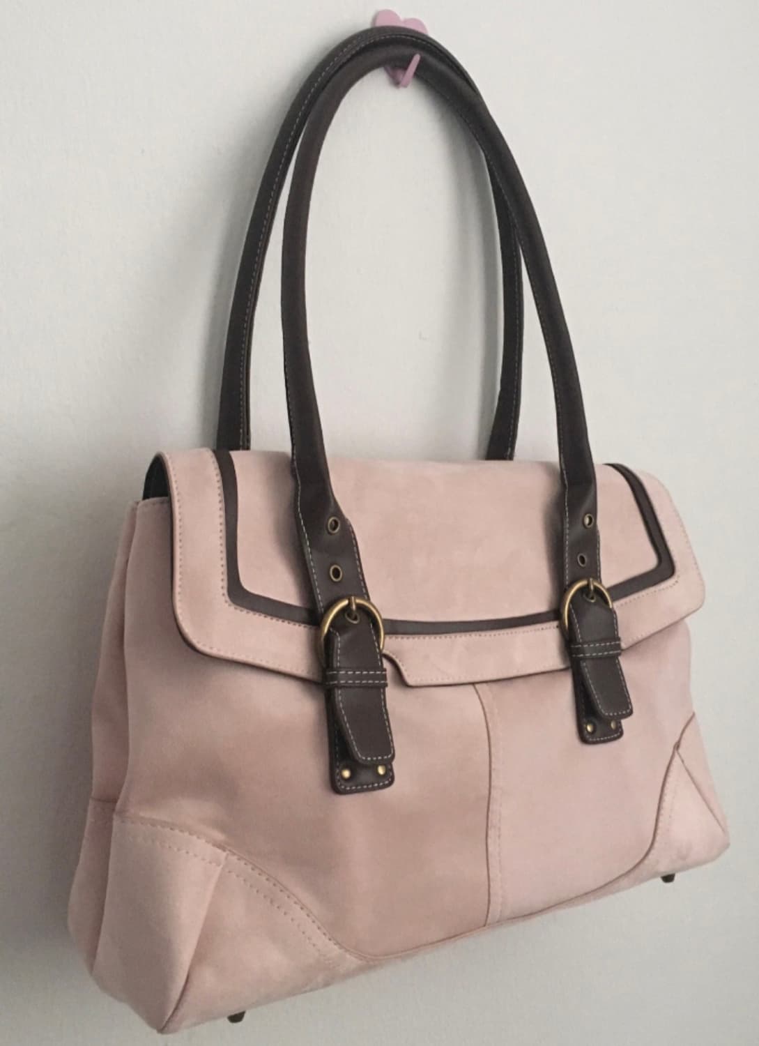 핑크 브라운 딸초 딸기초코 빈티지 가방 핀터 갸루  상품이미지3