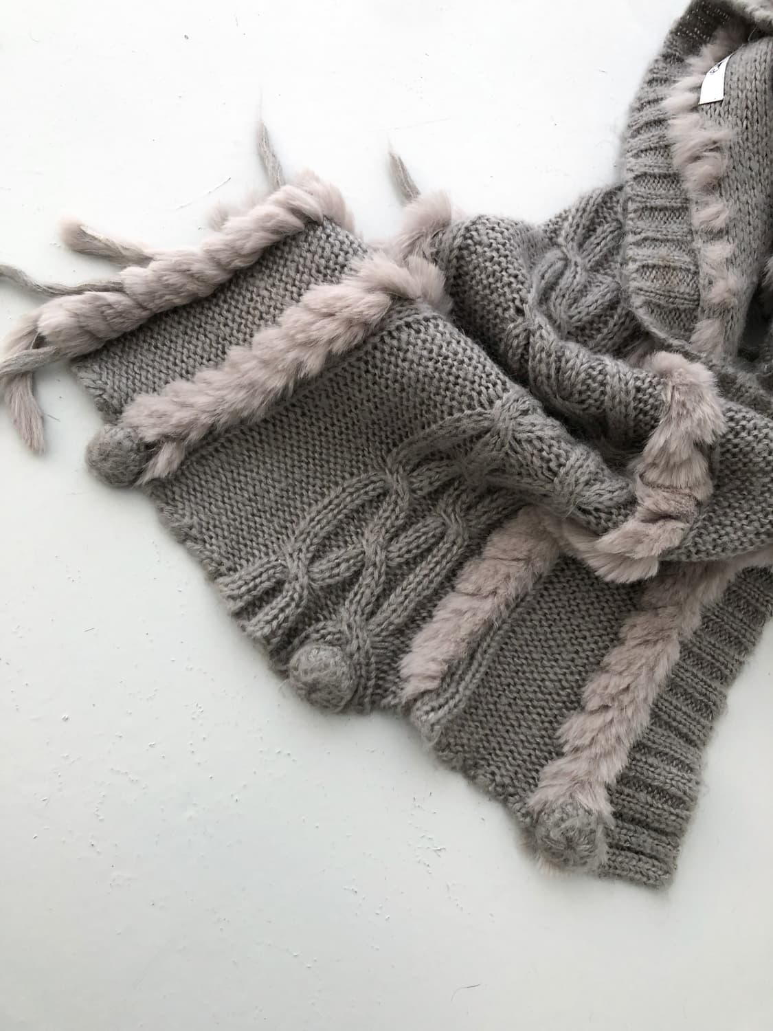 grunge fur muffler 상품이미지3