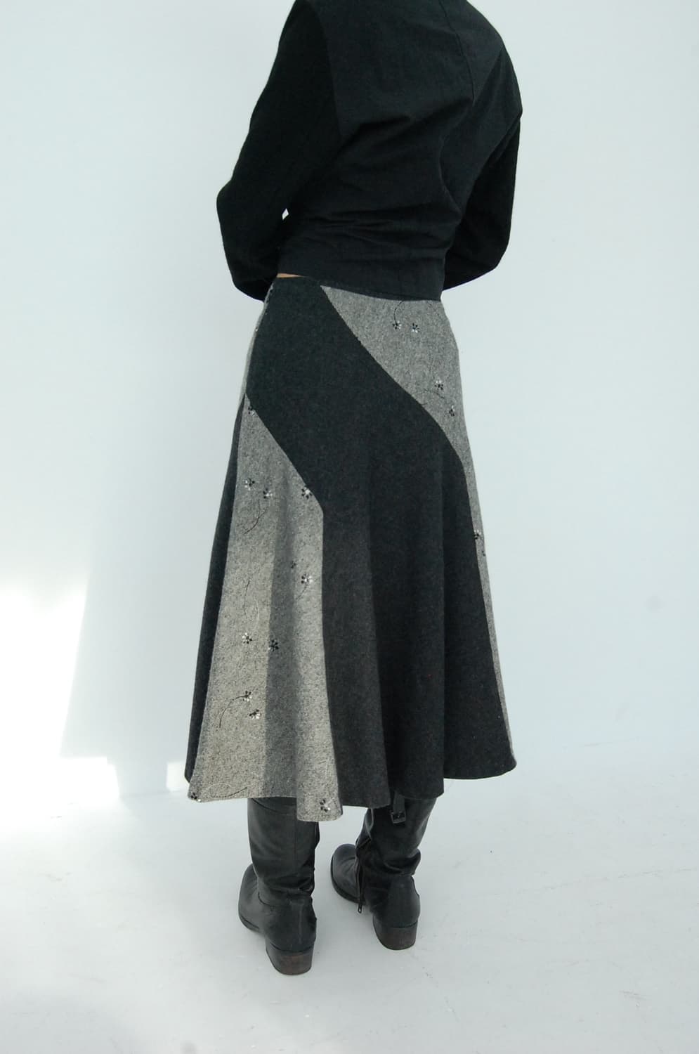 Place pause wool embroidery skirt 상품이미지6