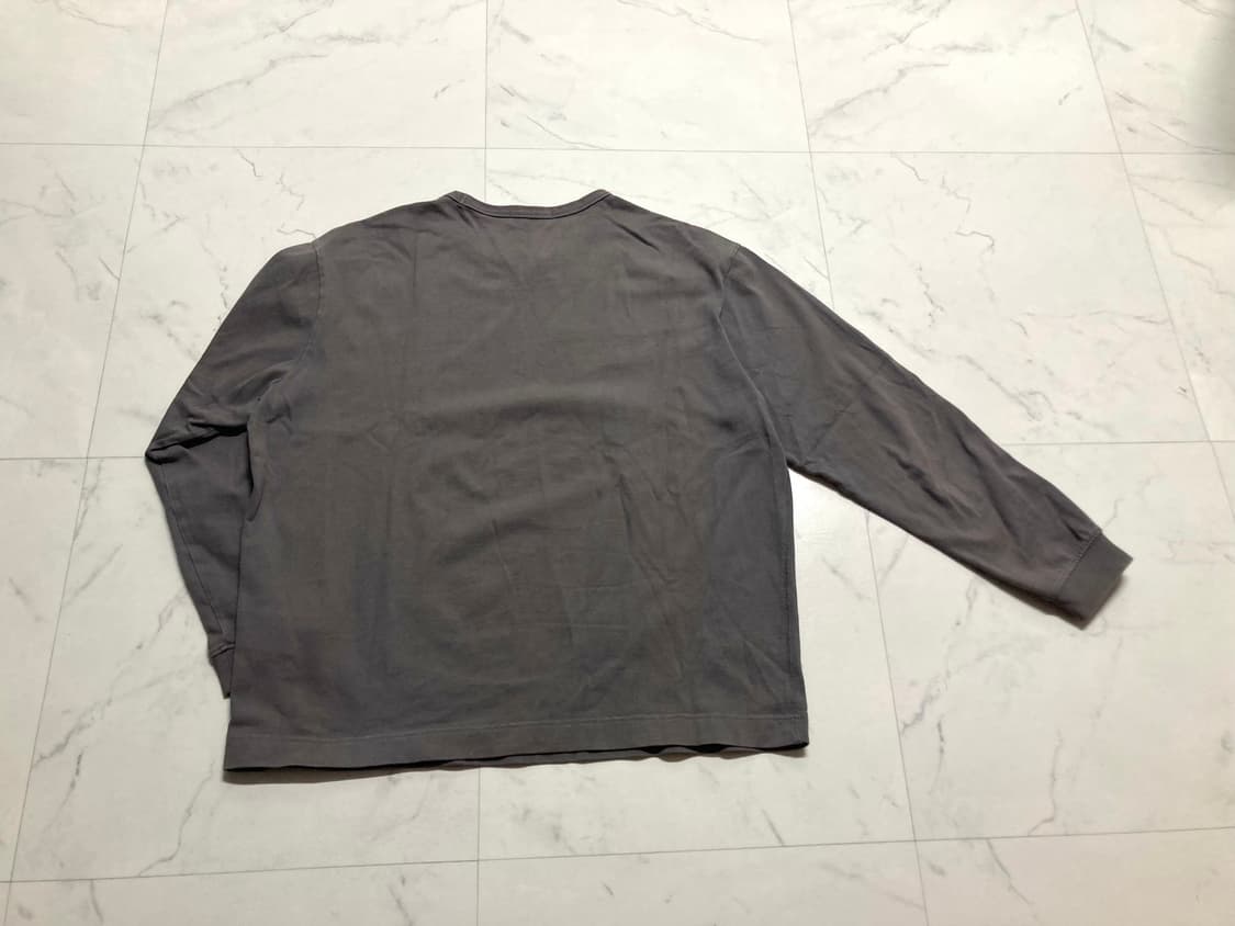 스톤 피그먼트 그레이 롱슬리브 긴팔 티셔츠 105-110 상품이미지2
