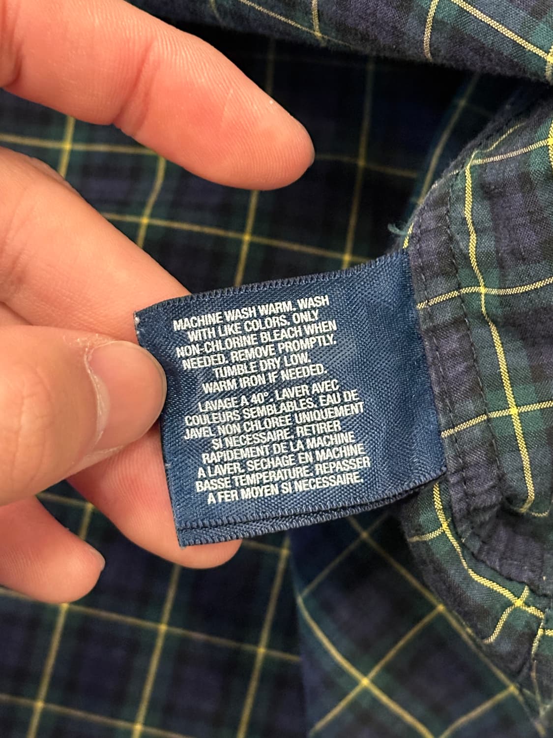 폴로 랄프로렌  체크 셔츠 M 상품이미지6