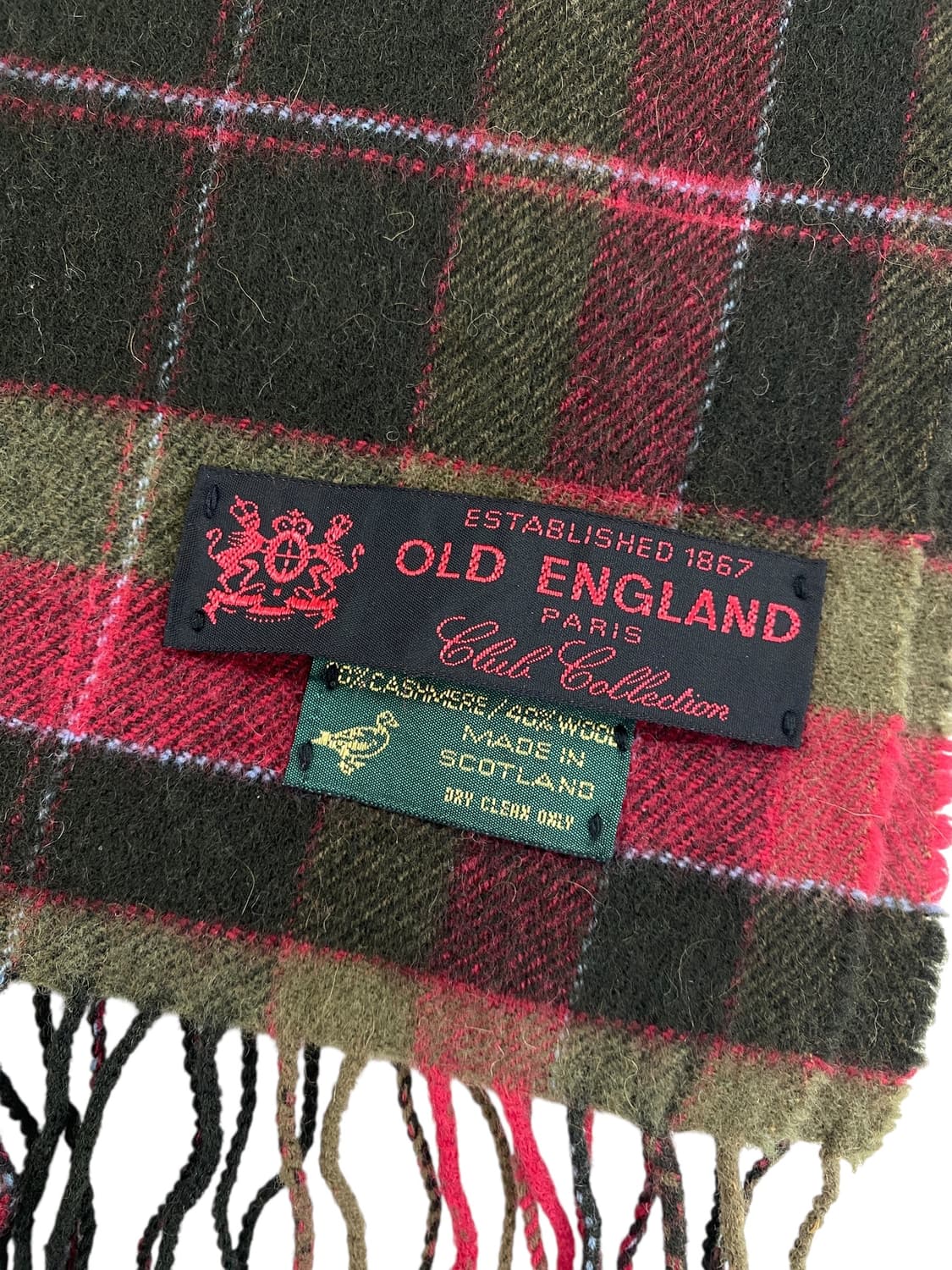 Old England 캐시미어 울 머플러 상품이미지5