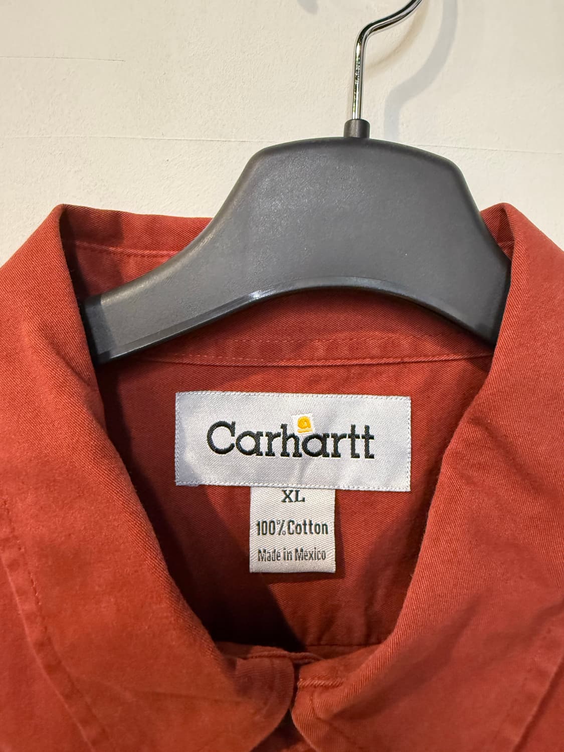칼하트 오렌지레드 긴팔셔츠 상품이미지3