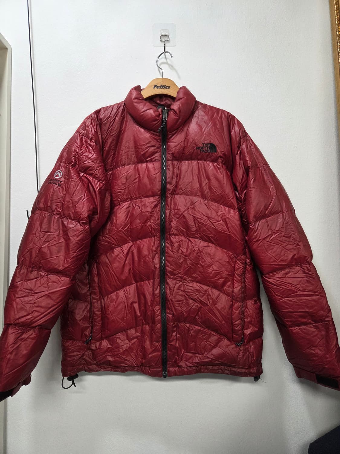 노스페이스 1222-1 써밋 패딩 Burgundy 100 상품이미지1