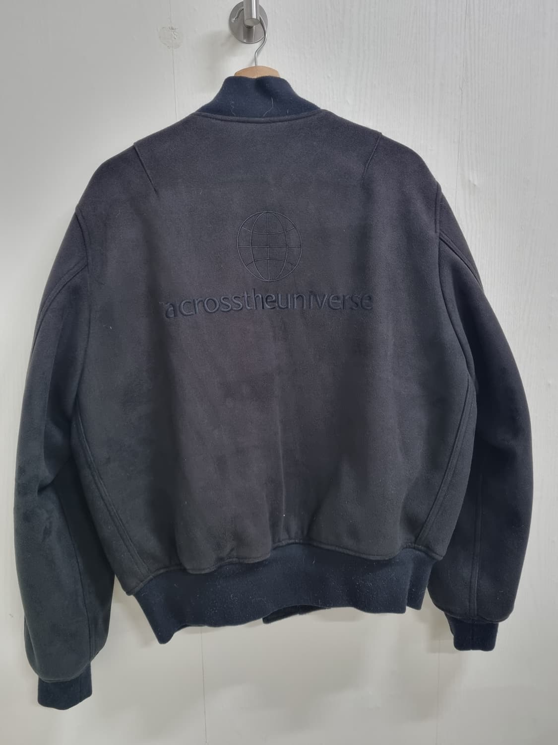 TRYTOTALK 블랙 스웨이드 MA-1자켓 XXL 상품이미지8