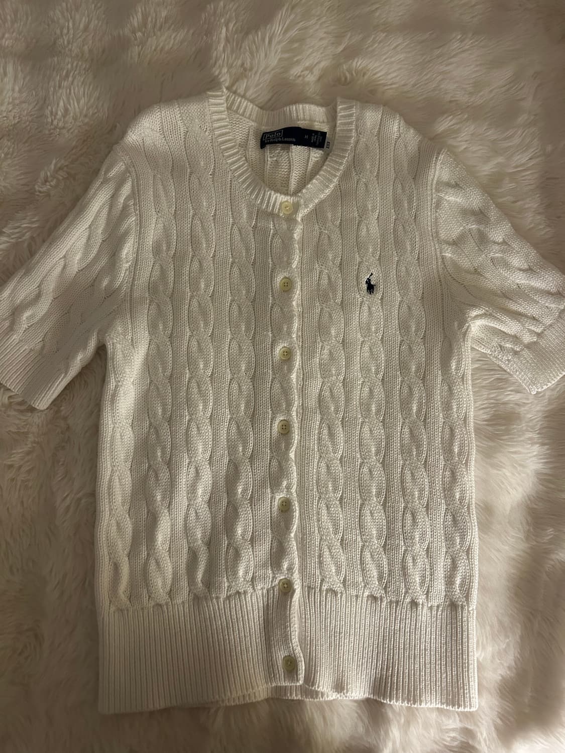 폴로 랄프로렌 케이블 니트 티셔츠 상품이미지1