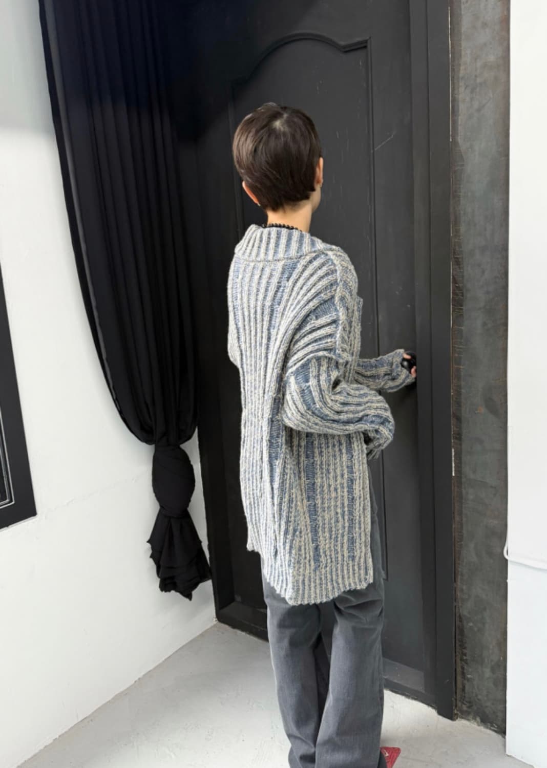 Tipssy 니트 집업 상품이미지2