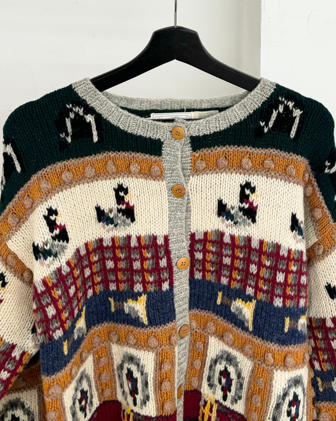 디 이글스 아이 노벨티 핸드 니트 가디건 상품이미지2