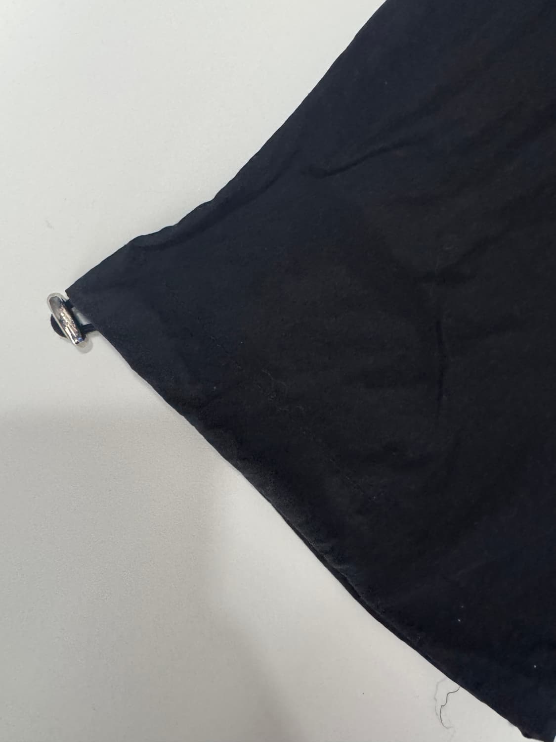 프리즘웍스 밑단 스트링 카고 나일론 팬츠 블랙 29.9인치 상품이미지3