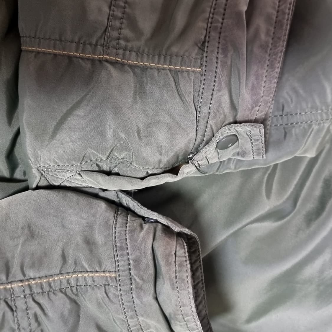 알파인더스트리 b-15 퍼 카키 봄버 자켓(105) 상품이미지7