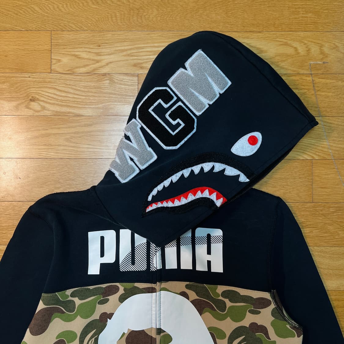 2015F/W 베이프 X 푸마 ABC 카모 샤크후드 정품 상품이미지3