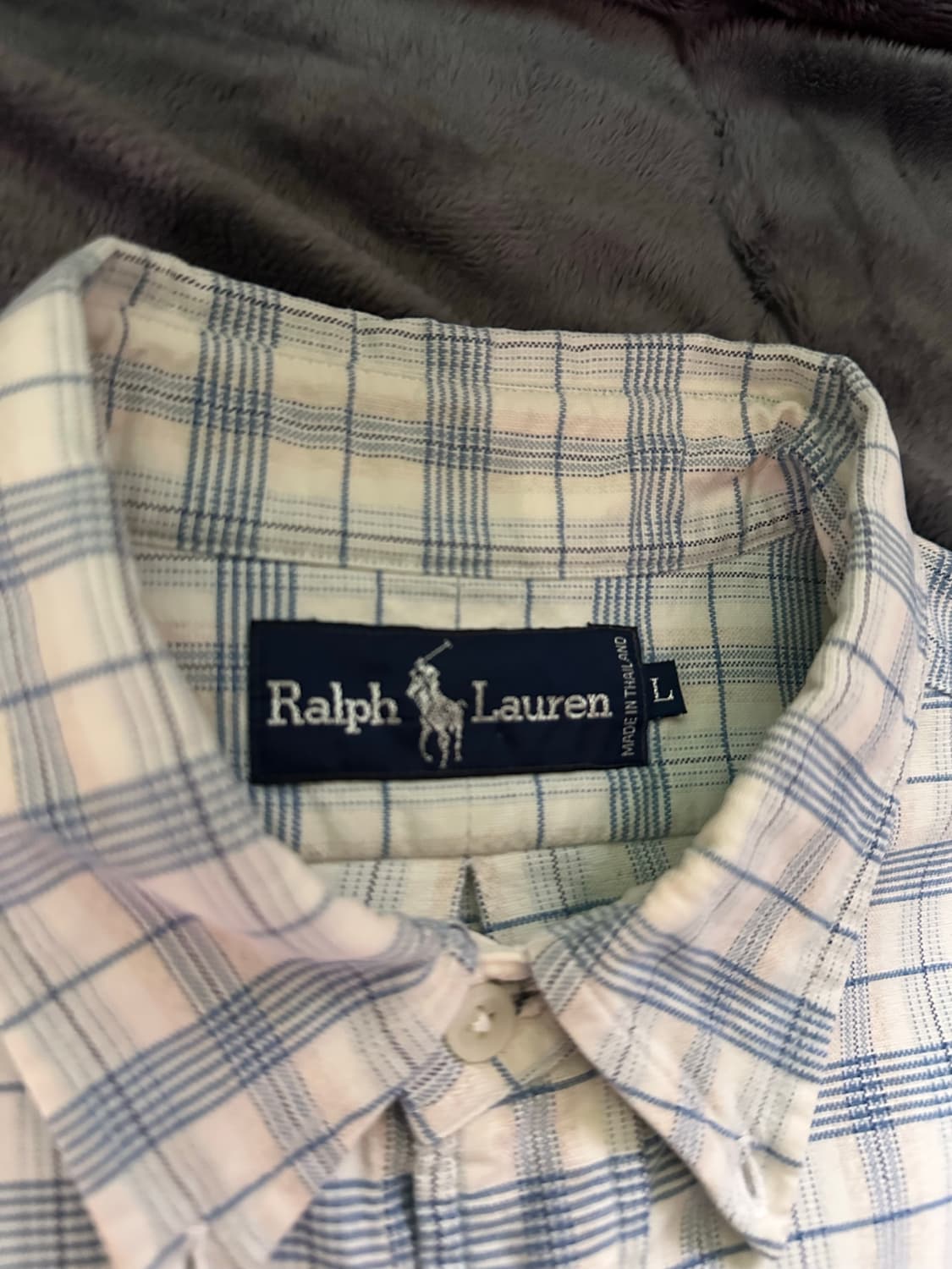 폴로 랄프로렌 체크 셔츠 상품이미지2