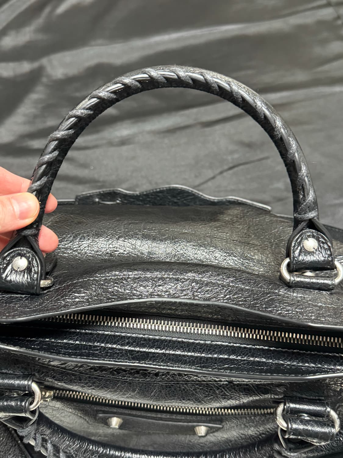 발렌시아가 모터백 은장 미디움 새상품급 레어빈티지 상품이미지3