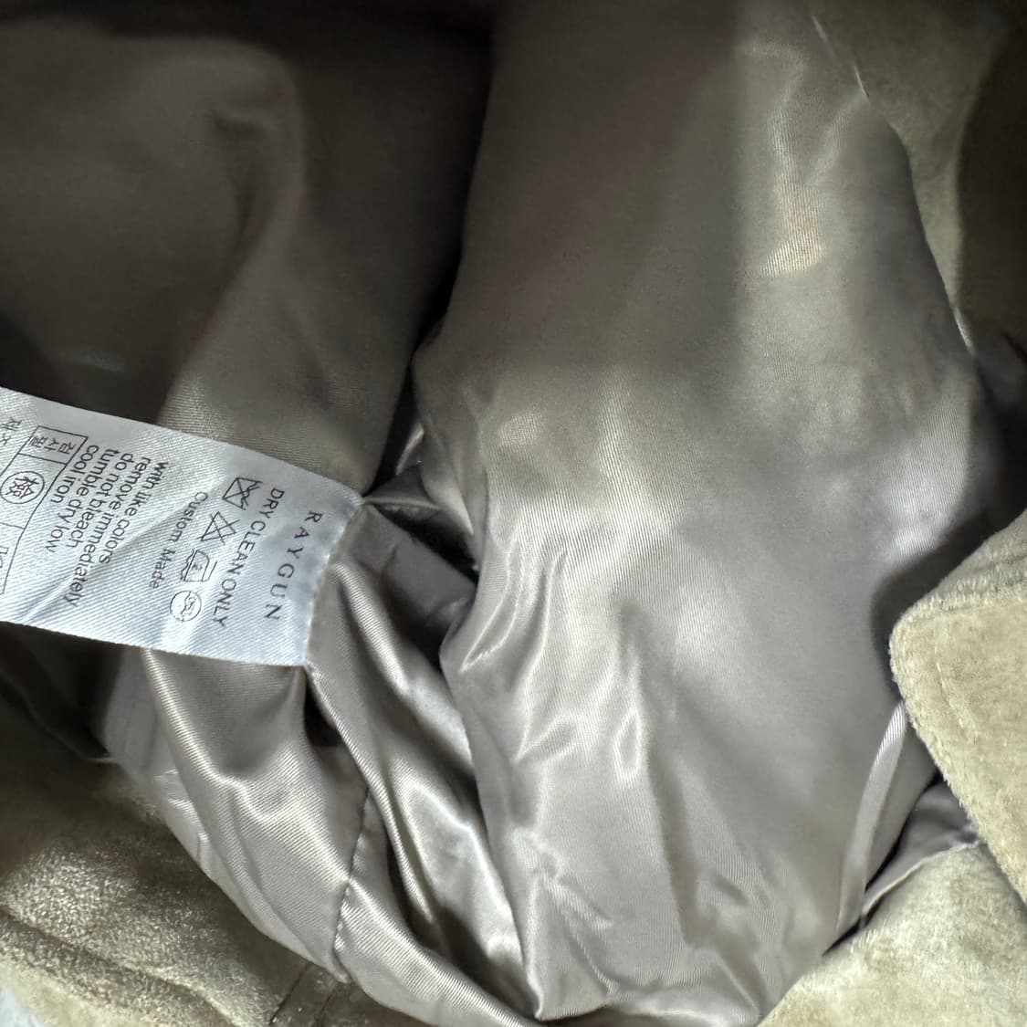 레이건 스웨이드자켓 XL 사이즈 상품이미지3