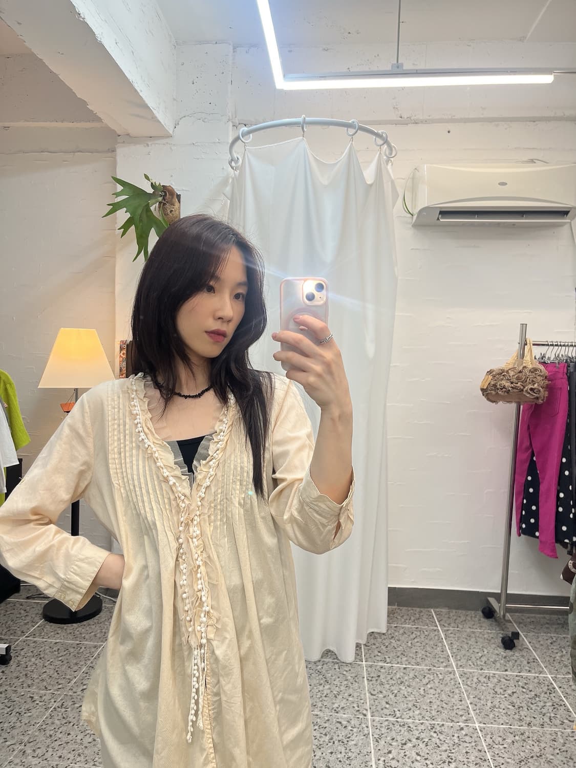 long ivory shirts 상품이미지5