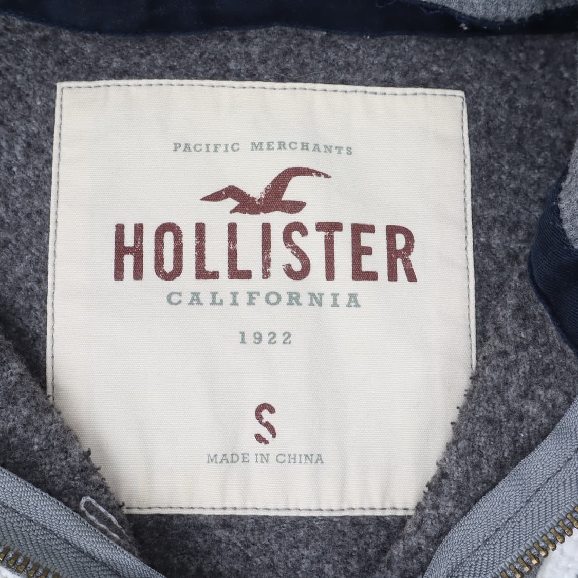 홀리스터 엠브로이드 그레이 후드집업 상품이미지8