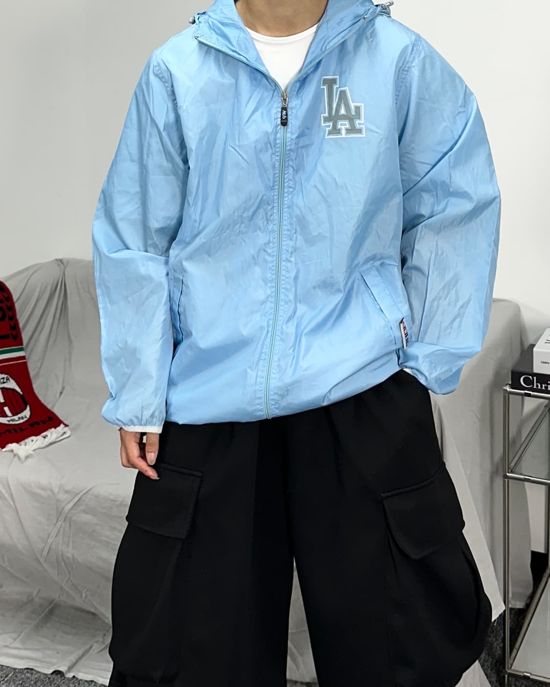 MLB LA 다저스 후드 윈드브레이커 95 상품이미지2
