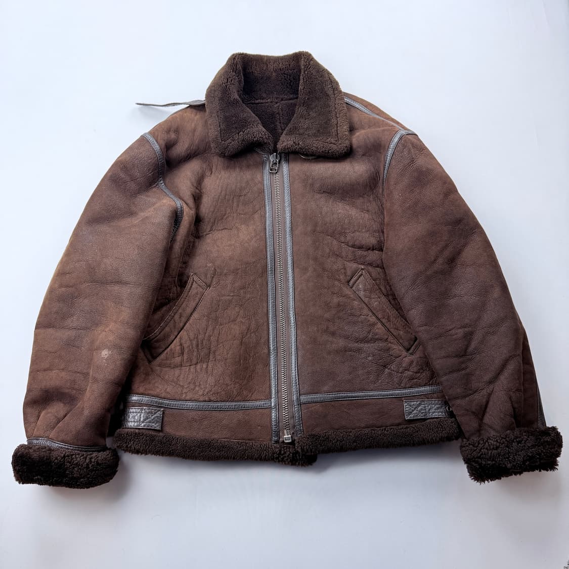 오리지널 US Air Force B-3 스웨이드 무스탕 상품이미지1