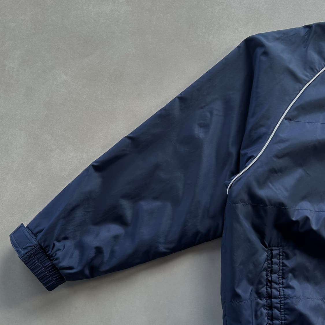 [L]미즈노 동계용 네이비 웜업 바람막이 상품이미지3