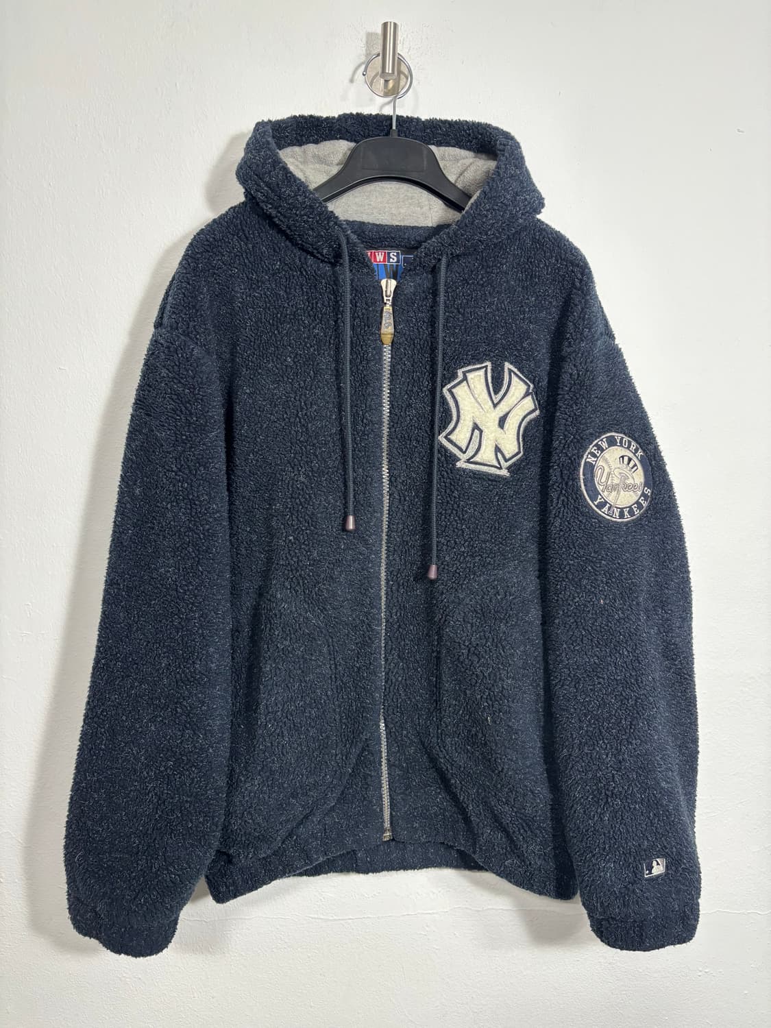 00s WWS MLB 뉴욕 양키스 플리스 후드 집업 100사이즈 상품이미지1