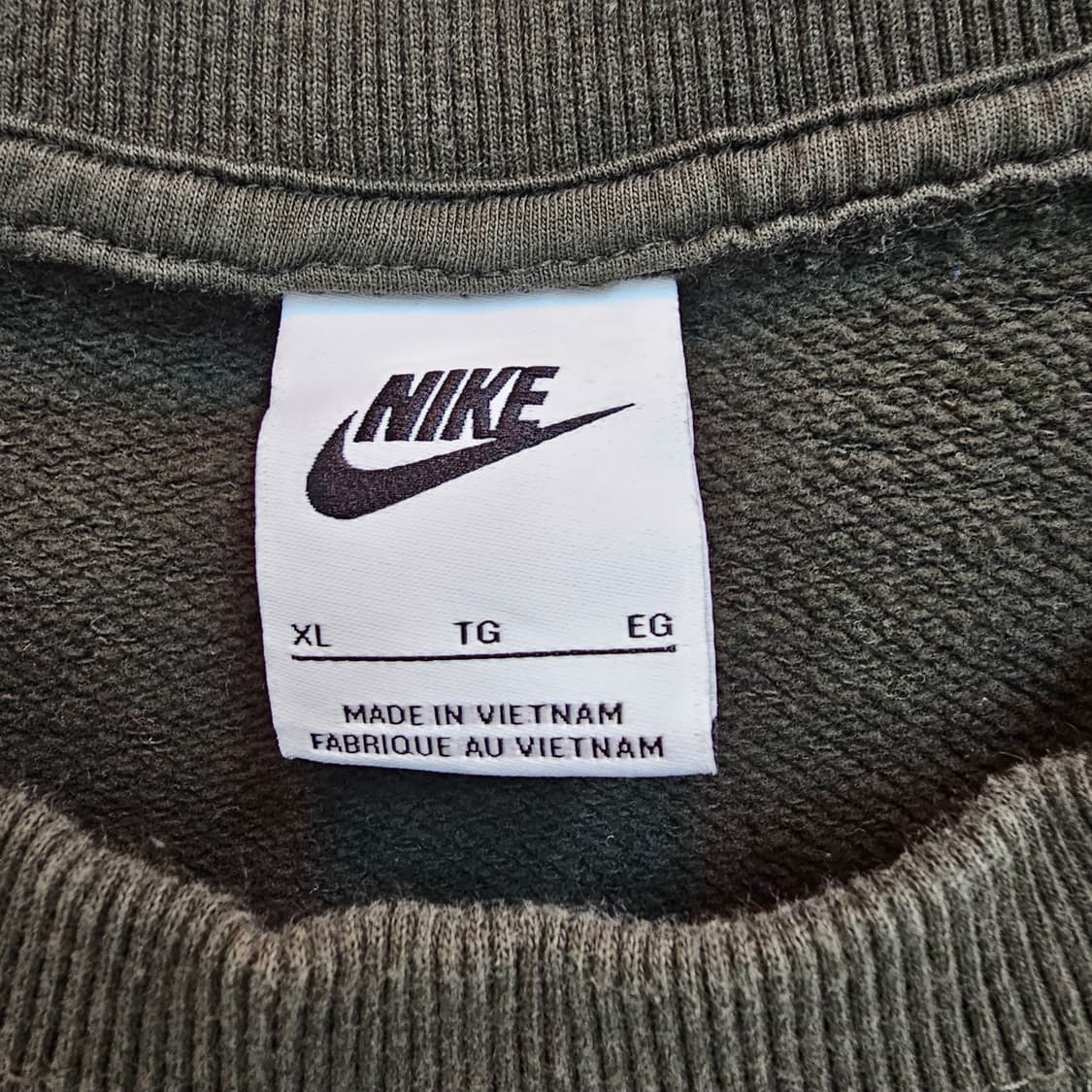 나이키 카키 스우시 맨투맨 스웻셔츠 상품이미지8