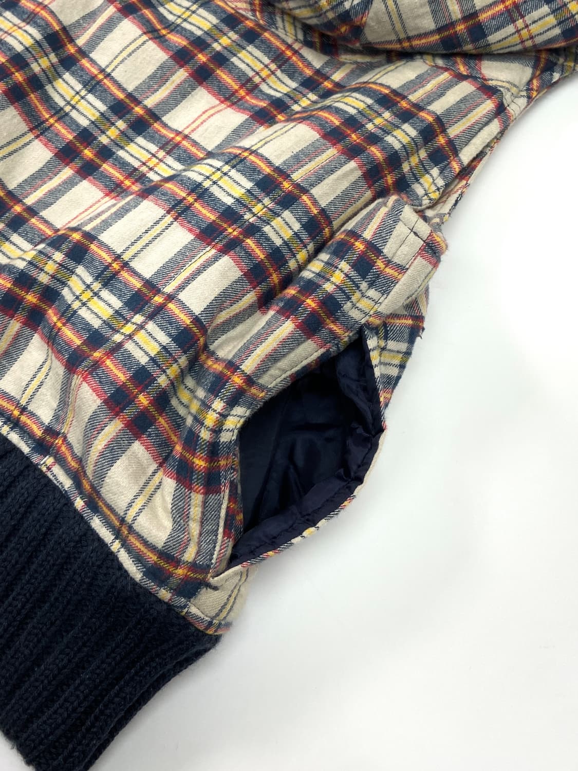 JPN CheCk check vest padding 상품이미지5