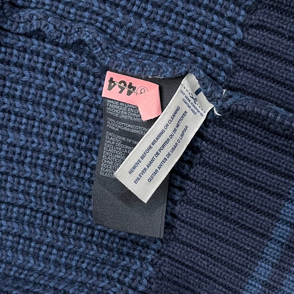 [정품/M] 타미힐피거 네이비 니트 가디건 b19 상품이미지6