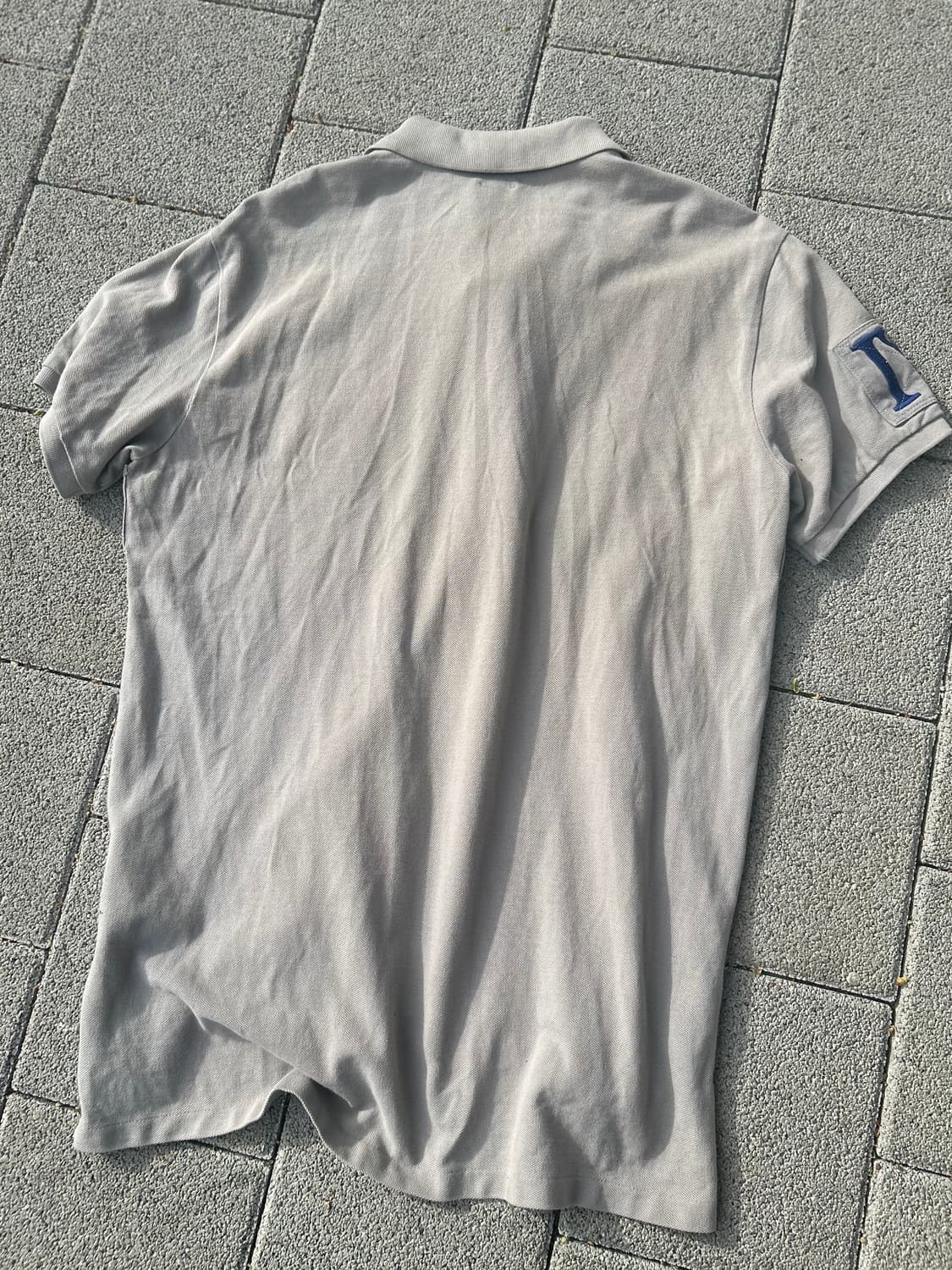 *유일매물* 2000s 폴로 빅포니 그레이 카라 티셔츠 상품이미지3